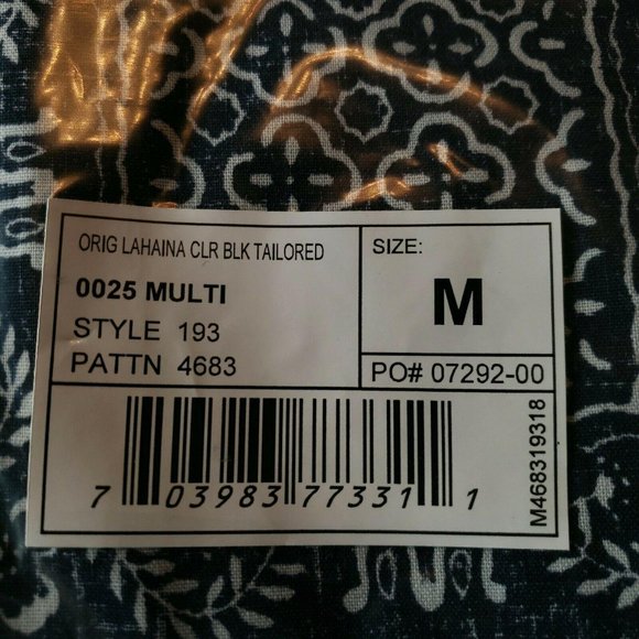 Reyn Spooner Mens Hawaiian Shirt Size Medium Lahai - Picture 7 of 8